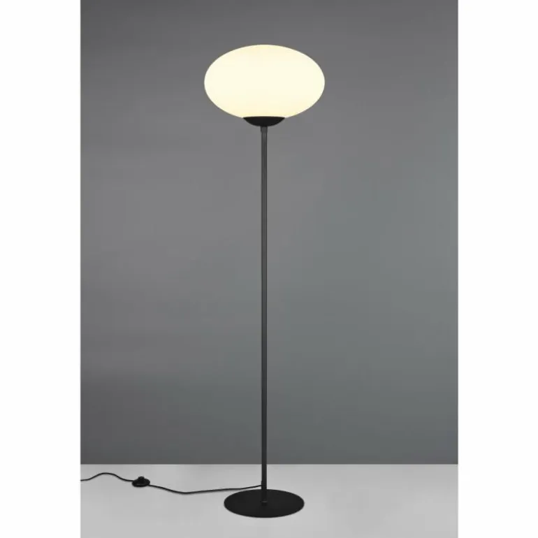 Fomento Lampadaire Luminaires Trio Noir, 1 lumière