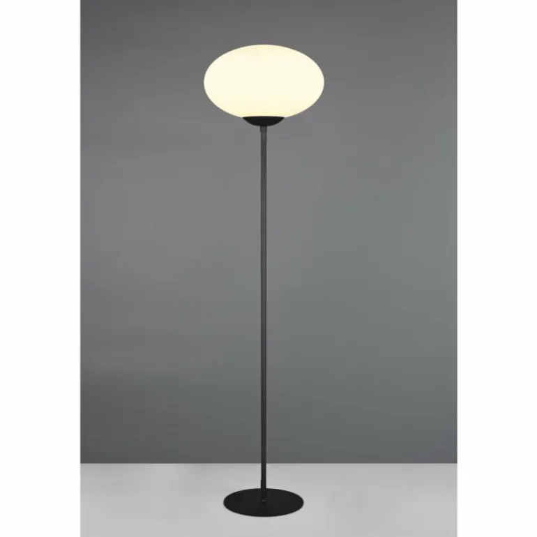 Fomento Lampadaire Luminaires Trio Noir, 1 lumière