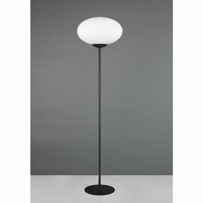 Fomento Lampadaire Luminaires Trio Noir, 1 lumière