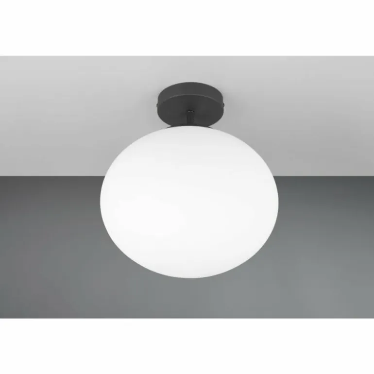 Fomento Plafonnier Luminaires Trio Noir, 1 lumière