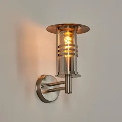 Forli Lampe murale d´extérieur Argenté, 1 lumière