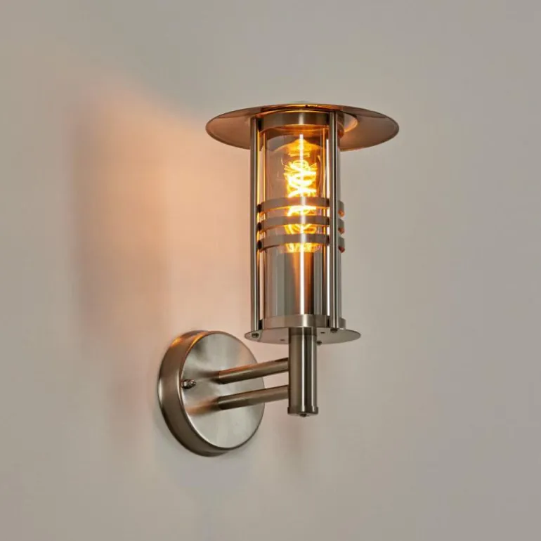 Forli Lampe murale d´extérieur Argenté, 1 lumière