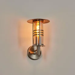 Forli Lampe murale d´extérieur Argenté, 1 lumière