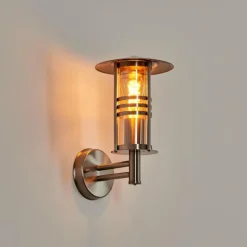Forli Lampe murale d´extérieur Argenté, 1 lumière