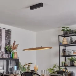 Fugelsta Suspension, Suspension LED Noir, 1 lumière