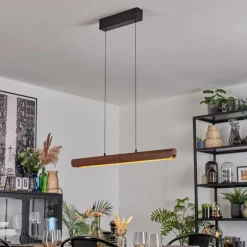Fugelsta Suspension, Suspension LED Noir, 1 lumière