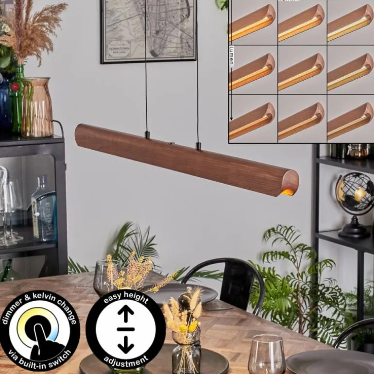 Fugelsta Suspension, Suspension LED Noir, 1 lumière