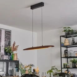 Fugelsta Suspension, Suspension LED Noir, 1 lumière