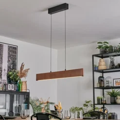 Fugelsta Suspension, Suspension LED Noir, 1 lumière