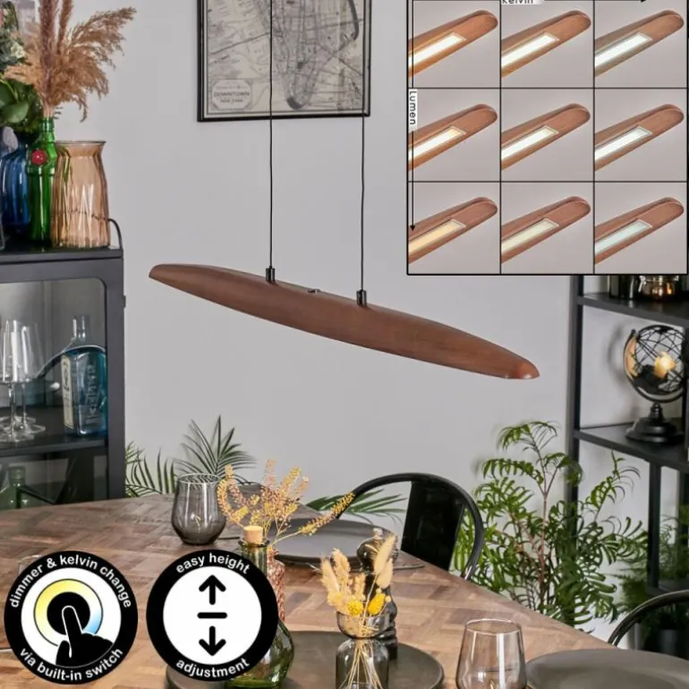 Fugelsta Suspension, Suspension LED Noir, 1 lumière