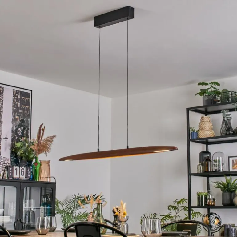 Fugelsta Suspension, Suspension LED Noir, 1 lumière