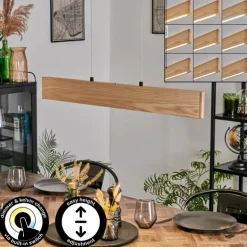 Fugelsta Suspension, Suspension LED Noir, 1 lumière