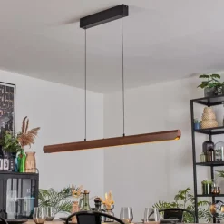 Fugelsta Suspension, Suspension LED Noir, 1 lumière