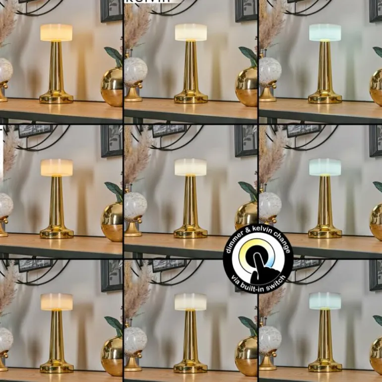 Gallboda Lampe à poser LED Laiton, 1 lumière