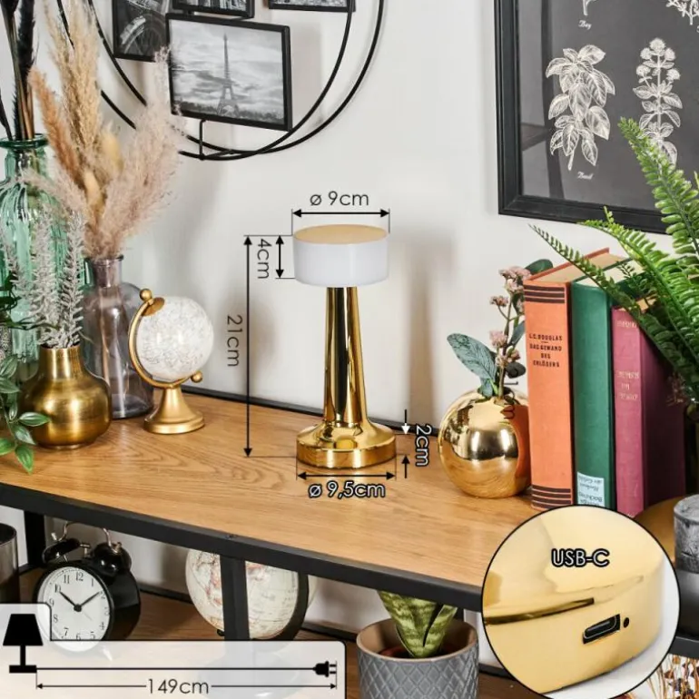 Gallboda Lampe à poser LED Laiton, 1 lumière