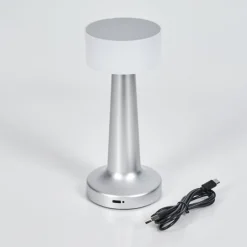 Gallboda Lampe à poser LED Argenté, 1 lumière