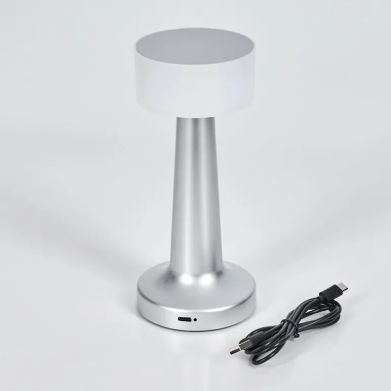 Gallboda Lampe à poser LED Argenté, 1 lumière