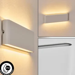 Gamas Lampe murale d´extérieur, Luminaire de salle de bain, Applique murale, Spot mural Blanc, 1 lumière