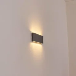 Gamas Lampe murale d´extérieur, Luminaire de salle de bain, Applique murale, Spot mural Anthracite, 1 lumière