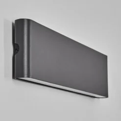 Gamas Lampe murale d´extérieur, Luminaire de salle de bain, Applique murale, Spot mural Anthracite, 1 lumière