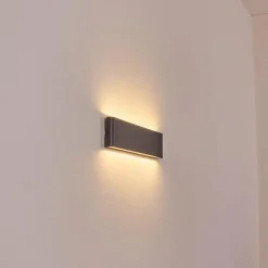Gamas Lampe murale d´extérieur, Luminaire de salle de bain, Applique murale, Spot mural Anthracite, 1 lumière
