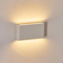 Gamas Lampe murale d´extérieur, Luminaire de salle de bain, Luminaire Up & Down, Applique murale Blanc, 1 lumière