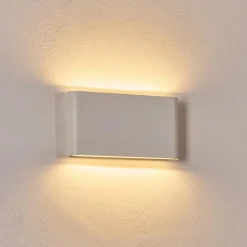 Gamas Lampe murale d´extérieur, Luminaire de salle de bain, Luminaire Up & Down, Applique murale Blanc, 1 lumière