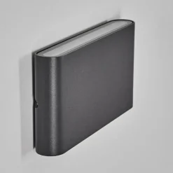 Gamas Lampe murale d´extérieur, Luminaire de salle de bain, Luminaire Up & Down, Applique murale Anthracite, 1 lumière