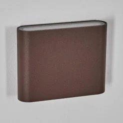 Gamas Lampe murale d´extérieur, Luminaire de salle de bain, Luminaire Up & Down, Applique murale Rouille, 1 lumière