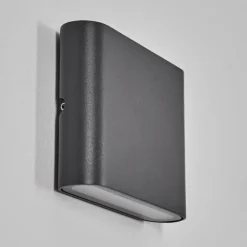 Gamas Lampe murale d´extérieur, Luminaire de salle de bain, Luminaire Up & Down, Applique murale LED Anthracite, 1 lumière