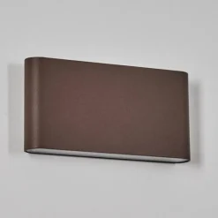 Gamas Lampe murale d´extérieur, Luminaire de salle de bain, Luminaire Up & Down, Applique murale LED Rouille, 1 lumière