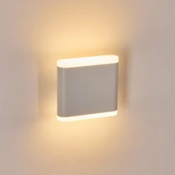 Gamas Lampe murale d´extérieur, Luminaire Up & Down, Applique murale LED Blanc, 1 lumière