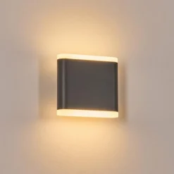 Gamas Lampe murale d´extérieur, Luminaire Up & Down, Applique murale LED Anthracite, 1 lumière