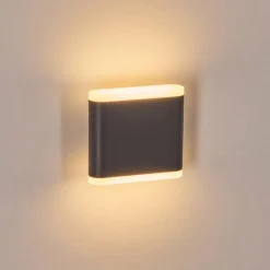 Gamas Lampe murale d´extérieur, Luminaire Up & Down, Applique murale LED Anthracite, 1 lumière