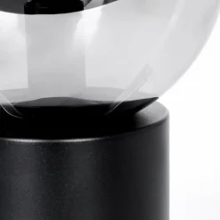 Gastor Boule lumineuse, Lampe de bureau, Lampe à poser Fumé, 1 lumière