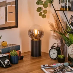 Gastor Boule lumineuse, Lampe de bureau, Lampe à poser Clair, Fumé, 1 lumière