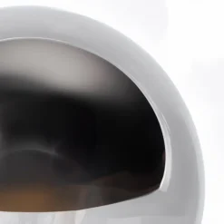 Gastor Boule lumineuse, Lampe de bureau, Lampe à poser Chrome, Fumé, 1 lumière