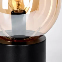 Gastor Boule lumineuse, Lampe de bureau, Lampe à poser Ambre, Clair, 1 lumière