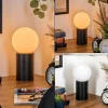 Gastor Boule lumineuse, Lampe de bureau, Lampe à poser Blanc, 1 lumière