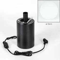 Gastor Boule lumineuse, Lampe de bureau, Lampe à poser Blanc, 1 lumière