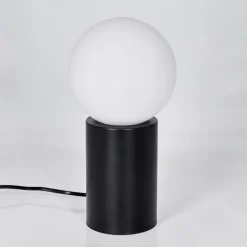 Gastor Boule lumineuse, Lampe de bureau, Lampe à poser Blanc, 1 lumière