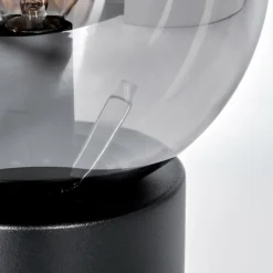 Gastor Boule lumineuse, Lampe de bureau, Lampe à poser Fumé, 1 lumière