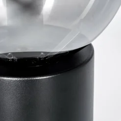 Gastor Boule lumineuse, Lampe de bureau, Lampe à poser Clair, Fumé, 1 lumière