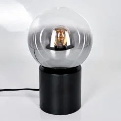 Gastor Boule lumineuse, Lampe de bureau, Lampe à poser Clair, Fumé, 1 lumière