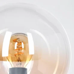 Gastor Boule lumineuse, Lampe de bureau, Lampe à poser Ambre, Clair, 1 lumière