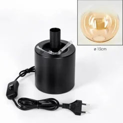 Gastor Boule lumineuse, Lampe de bureau, Lampe à poser Ambre, Clair, 1 lumière