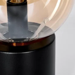 Gastor Boule lumineuse, Lampe de bureau, Lampe à poser Ambre, Clair, 1 lumière