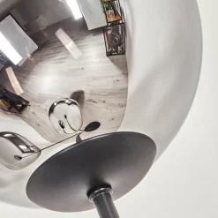 Gastor Boule lumineuse, Lampadaire Chrome, Fumé, 3 lumières