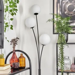 Gastor Boule lumineuse, Lampadaire Blanc, 3 lumières