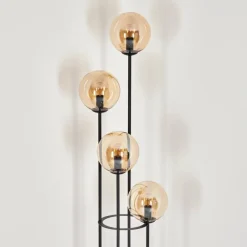 Gastor Lampadaire 30 cm Ambre, 4 lumières